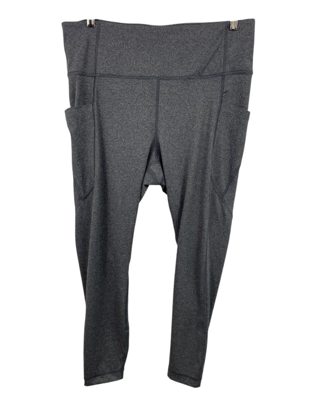 Members Mark Everyday High-Rise Ankle Leggings Womens XXL Heather Gray
